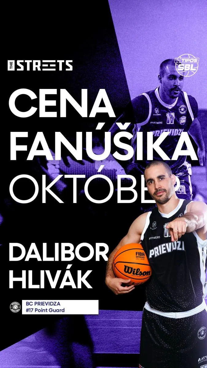 Fanúšikovia rozhodli o najlepšom Slovákovi za október, anketu TheStreets Cena fanúšika ovládol Dalibor Hlivák 5 2a42c249 e28a 4d84 8d5b 11728fb317f520251114114338