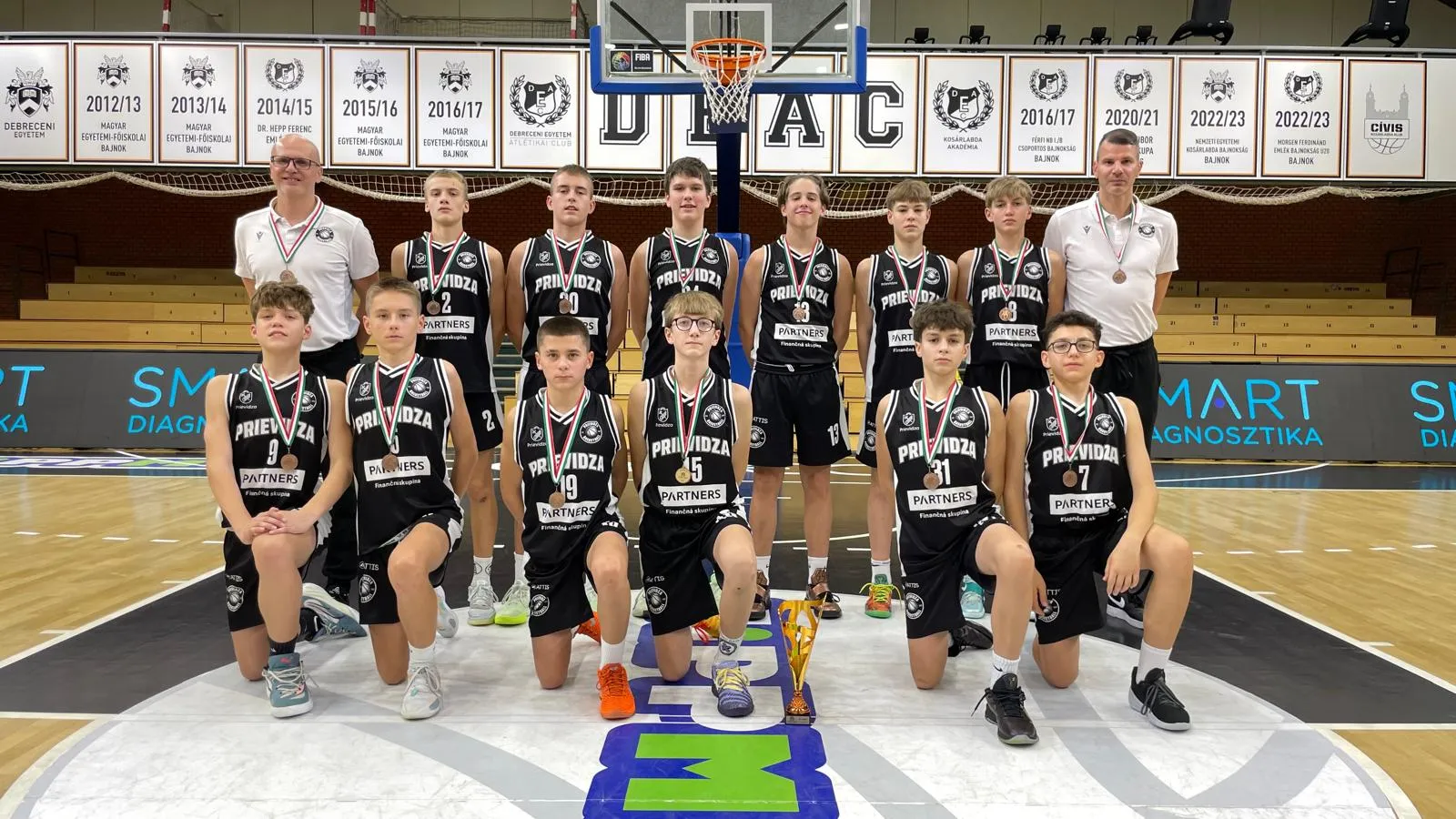 Vytúžená odplata: Prievidzskí mladíci pokorili slávny Partizan Belehrad! 6 Bronz Debrecin20251027133053