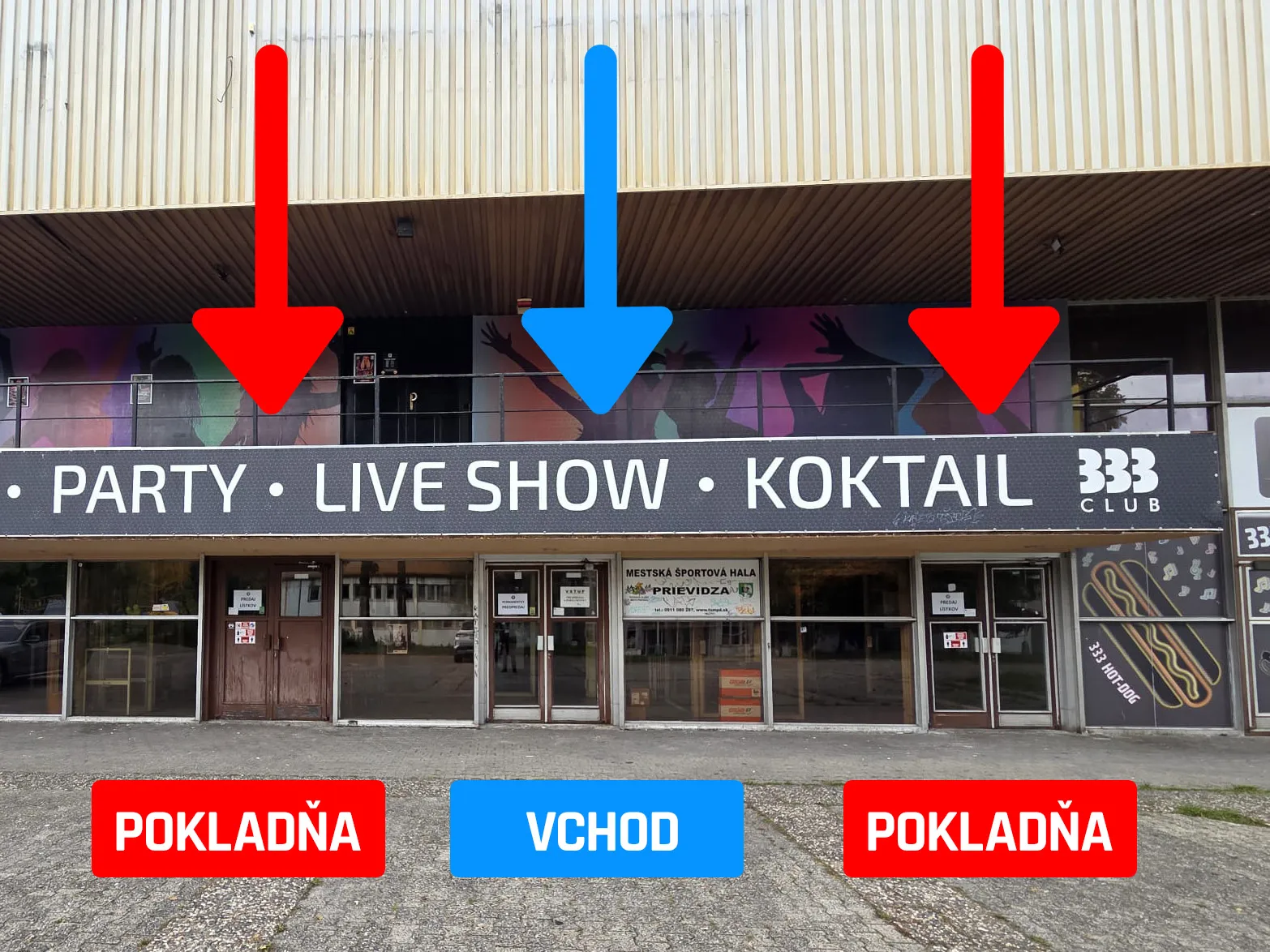 Dôležité informácie pred ružovým zápasom | BC Prievidza - Košice Wolves (18. 10. 2025) 5 VCHOD hala20251015154548 195