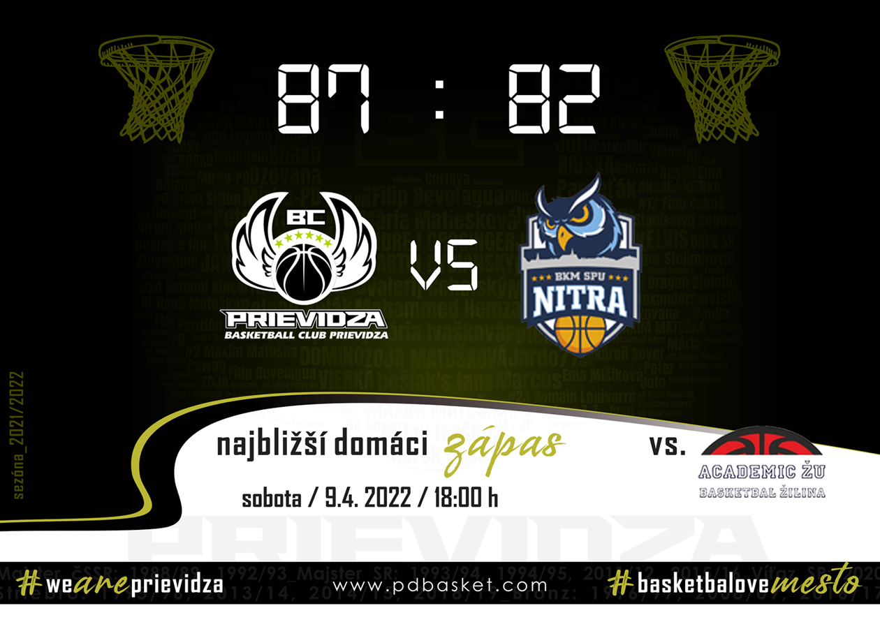 Očakávali sme ťažký zápas, hovorí tréner Krajnovič (BC Prievidza - BKM SPU Nitra)