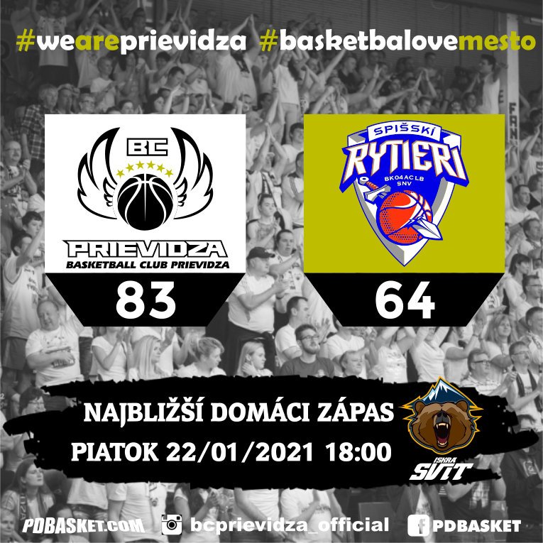 BC Prievidza - Spišskí Rytieri 83:64 