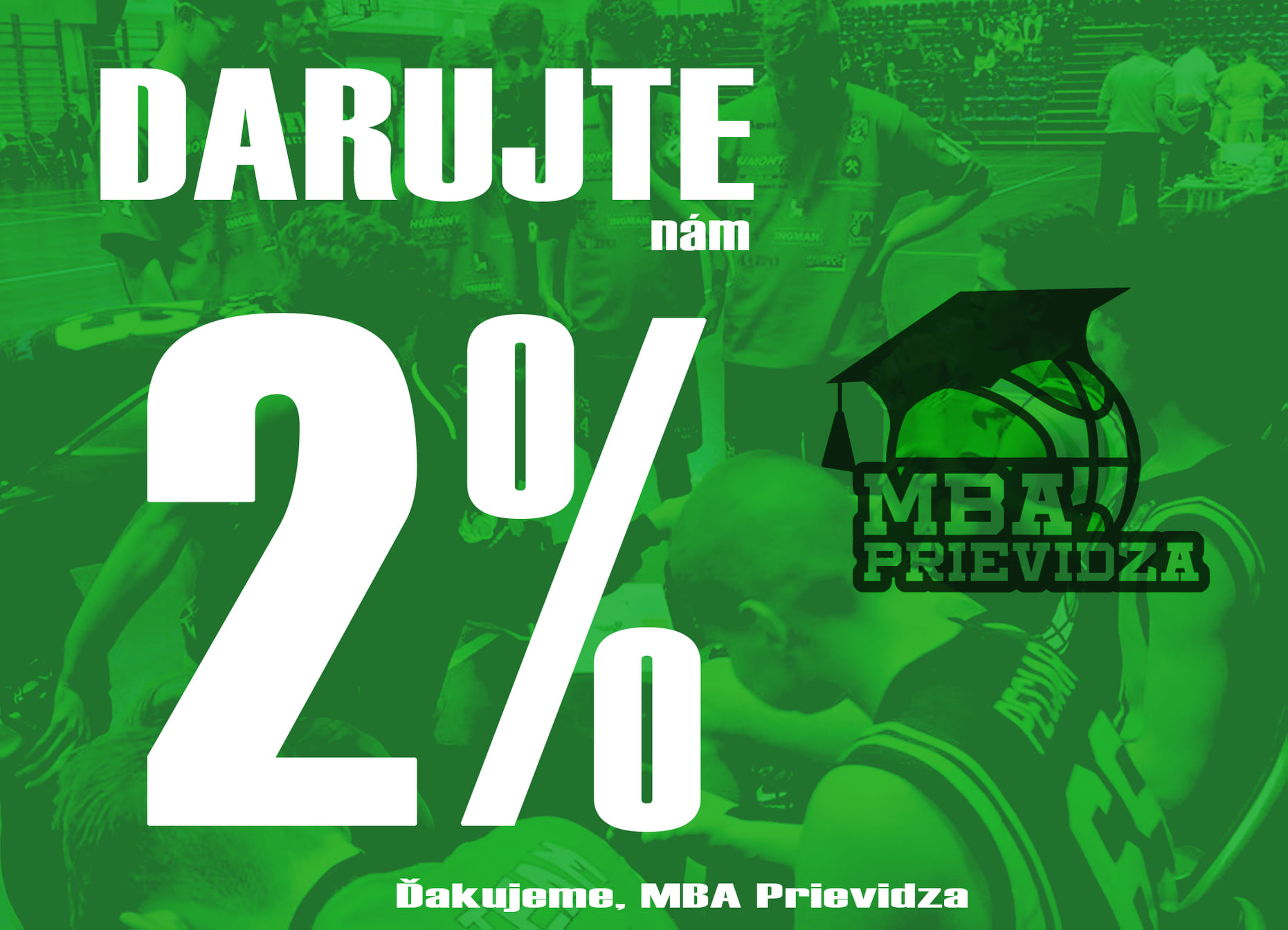 Podporte výchovu mladých talentov a darujte 2% MBA Prievidza