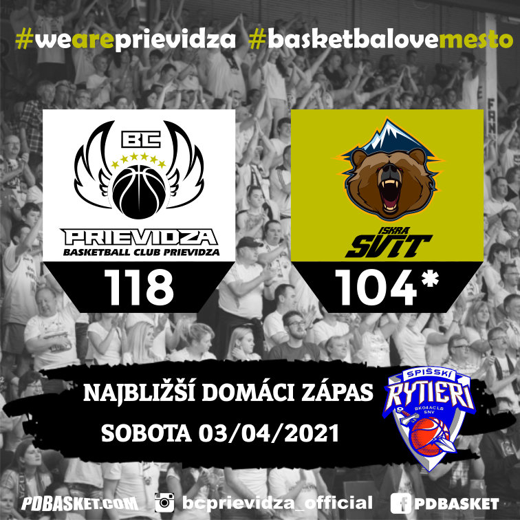 BC Prievidza - Iskra Svit 118:104*