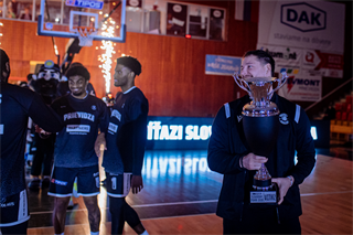 29. kolo TIPOS SBL: BC Prievidza - BKM Mimel Lučenec 83:90 (Vladimír Králik)