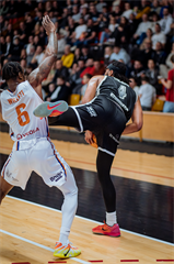 29. kolo TIPOS SBL: BC Prievidza - BKM Mimel Lučenec 83:90 (Vladimír Králik)