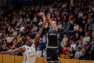 29. kolo TIPOS SBL: BC Prievidza - BKM Mimel Lučenec 83:90 (Vladimír Králik)