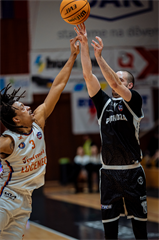 29. kolo TIPOS SBL: BC Prievidza - BKM Mimel Lučenec 83:90 (Vladimír Králik)