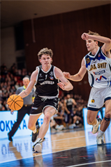 33. kolo TIPOS SBL: BC Prievidza - Iskra Svit 104:72 (Vladimír Králik)