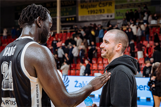 33. kolo TIPOS SBL: BC Prievidza - Iskra Svit 104:72 (Vladimír Králik)