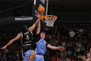 35. kolo TIPOS SBL: BC Prievidza : BC Slovan Bratislava 70:81 (Ladislav Szibilla)