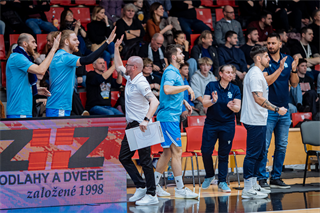 35. kolo TIPOS SBL: BC Prievidza - BC Slovan Bratislava 70:81 (Vladimír Králik)