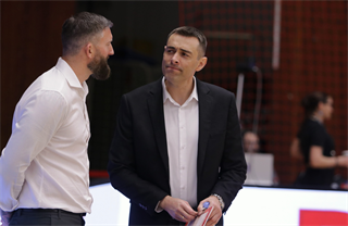 1. štvrťfinále TIPOS SBL: BC Prievidza : BC Komárno 85:71 (Ladislav Szibilla)