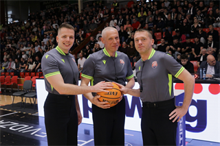 1. štvrťfinále TIPOS SBL: BC Prievidza : BC Komárno 85:71 (Ladislav Szibilla)
