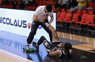 1. štvrťfinále TIPOS SBL: BC Prievidza : BC Komárno 85:71 (Ladislav Szibilla)