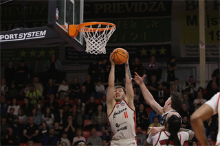 1. štvrťfinále TIPOS SBL: BC Prievidza : BC Komárno 85:71 (Ladislav Szibilla)