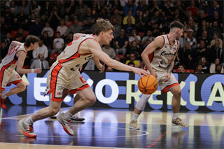 1. štvrťfinále TIPOS SBL: BC Prievidza : BC Komárno 85:71 (Ladislav Szibilla)