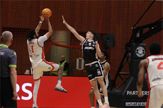 1. štvrťfinále TIPOS SBL: BC Prievidza : BC Komárno 85:71 (Ladislav Szibilla)