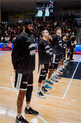 1. štvrťfinále TIPOS SBL: BC Prievidza - BC Komárno 85:71 (Vladimír Králik)