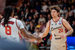 1. štvrťfinále TIPOS SBL: BC Prievidza - BC Komárno 85:71 (Vladimír Králik)