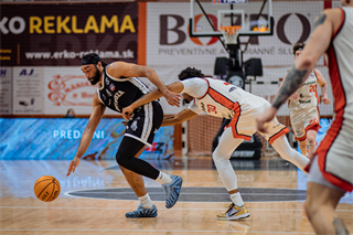 1. štvrťfinále TIPOS SBL: BC Prievidza - BC Komárno 85:71 (Vladimír Králik)