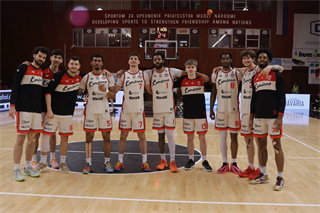 3. štvrťfinále TIPOS SBL: BC Prievidza : BC Komárno 75:73 (Ladislav Szibilla)