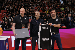 3. štvrťfinále TIPOS SBL: BC Prievidza : BC Komárno 75:73 (Ladislav Szibilla)