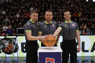 3. štvrťfinále TIPOS SBL: BC Prievidza : BC Komárno 75:73 (Ladislav Szibilla)
