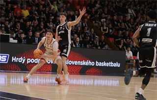 3. štvrťfinále TIPOS SBL: BC Prievidza : BC Komárno 75:73 (Ladislav Szibilla)