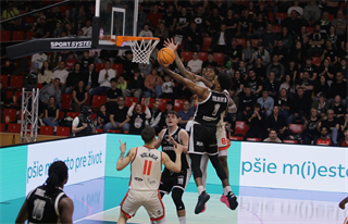 3. štvrťfinále TIPOS SBL: BC Prievidza : BC Komárno 75:73 (Ladislav Szibilla)
