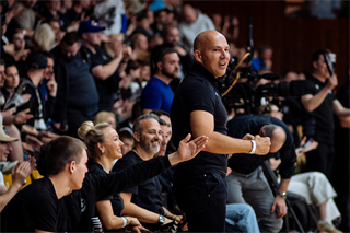 3. štvrťfinále TIPOS SBL: BC Prievidza - BC Komárno 75:73 (Vladimír Králik)