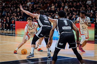 3. štvrťfinále TIPOS SBL: BC Prievidza - BC Komárno 75:73 (Vladimír Králik)