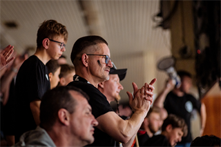 3. štvrťfinále TIPOS SBL: BC Prievidza - BC Komárno 75:73 (Vladimír Králik)