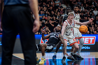 3. štvrťfinále TIPOS SBL: BC Prievidza - BC Komárno 75:73 (Vladimír Králik)