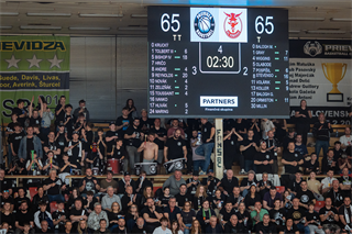 3. štvrťfinále TIPOS SBL: BC Prievidza - BC Komárno 75:73 (Vladimír Králik)