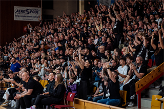 3. štvrťfinále TIPOS SBL: BC Prievidza - BC Komárno 75:73 (Vladimír Králik)