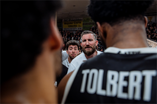 3. štvrťfinále TIPOS SBL: BC Prievidza - BC Komárno 75:73 (Vladimír Králik)