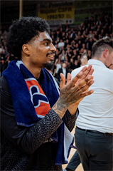 3. štvrťfinále TIPOS SBL: BC Prievidza - BC Komárno 75:73 (Vladimír Králik)