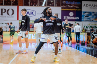 2. semifinále TIPOS SBL: BC Prievidza - Patrioti Levice 75:94 (Vladimír Králik)