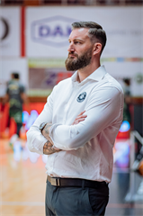 2. semifinále TIPOS SBL: BC Prievidza - Patrioti Levice 75:94 (Vladimír Králik)