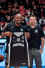2. semifinále TIPOS SBL: BC Prievidza - Patrioti Levice 75:94 (Vladimír Králik)