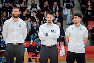 2. semifinále TIPOS SBL: BC Prievidza - Patrioti Levice 75:94 (Vladimír Králik)