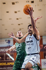 2. semifinále TIPOS SBL: BC Prievidza - Patrioti Levice 75:94 (Vladimír Králik)