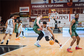 2. semifinále TIPOS SBL: BC Prievidza - Patrioti Levice 75:94 (Vladimír Králik)