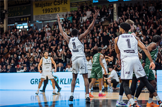 2. semifinále TIPOS SBL: BC Prievidza - Patrioti Levice 75:94 (Vladimír Králik)