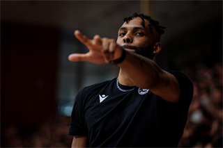 2. semifinále TIPOS SBL: BC Prievidza - Patrioti Levice 75:94 (Vladimír Králik)