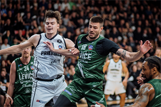2. semifinále TIPOS SBL: BC Prievidza - Patrioti Levice 75:94 (Vladimír Králik)