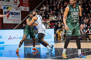 2. semifinále TIPOS SBL: BC Prievidza - Patrioti Levice 75:94 (Vladimír Králik)