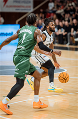 2. semifinále TIPOS SBL: BC Prievidza - Patrioti Levice 75:94 (Vladimír Králik)