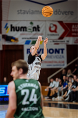 2. semifinále TIPOS SBL: BC Prievidza - Patrioti Levice 75:94 (Vladimír Králik)