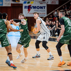 2. semifinále TIPOS SBL: BC Prievidza - Patrioti Levice 75:94 (Vladimír Králik)